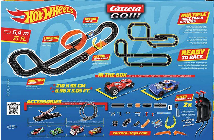 Carrera GO!!! Hot Wheels Rennstrecke 6,4m für 29,99€ (statt 35€)