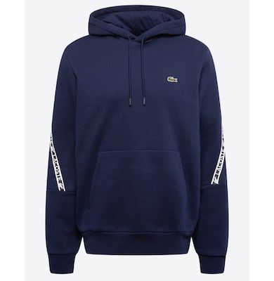 Lacoste Sweatshirt mit bedruckten Streifen für 77,40€ (statt 110€)