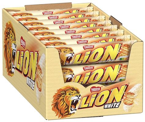 24x Nestlé Lion White Knusper Riegel mit weißer Glasur ab 10,44€ (statt 14€)