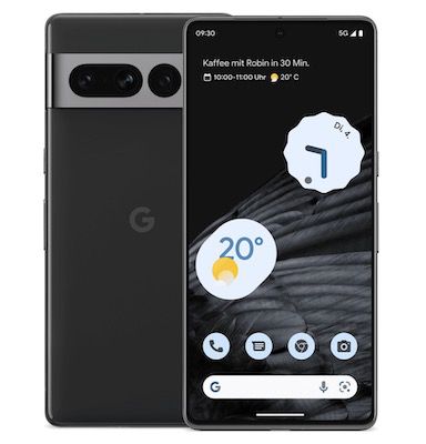 Google Pixel 7 Pro für 415€ + Telekom Allnet mit 18GB LTE für 22€ mtl.