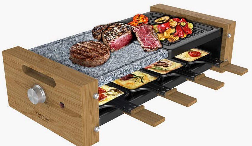 Cecotec 8200 Holz Raclette Käse & Grill für 42,90€ (statt 58€)