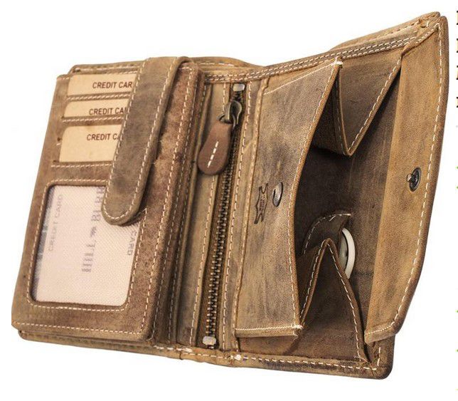 Hill Burry Herren Geldbörse Büffelleder RFID Schutz für 30,80€ (statt 43€)
