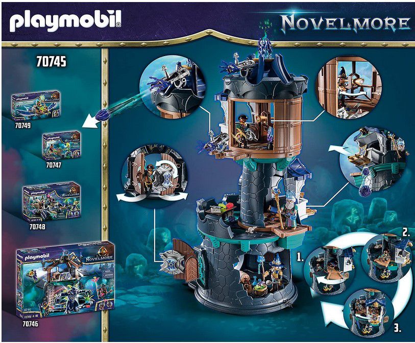 Playmobil 70745 Novelmore Violet Vale Zaubererturm für 39,99€ (statt 63€)