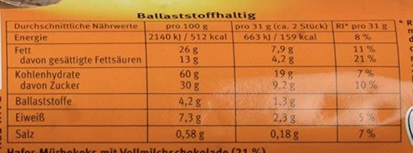 18x Brandt Hobbits Schoko ballaststoffreiche Vollkornkekse für 28,24€ (statt 41€)