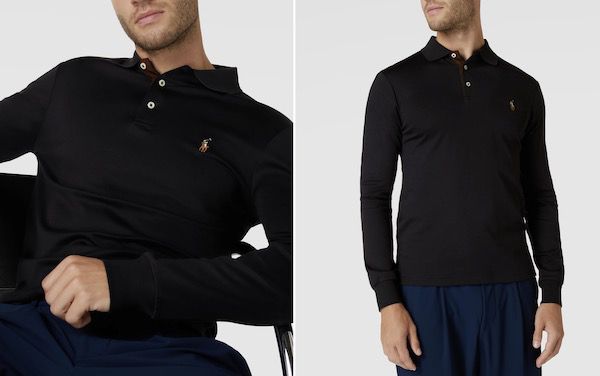 Polo Ralph Lauren Langarm Poloshirt mit Logo Stitching für 69,99€ (statt 97€)
