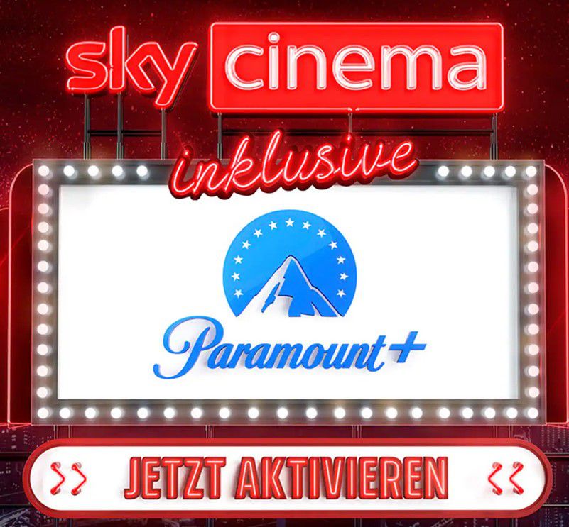 Gratis Paramount+ für Sky Cinema Bestandskunden (statt 7,99€ mtl.)