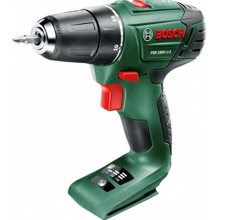 Bosch PSR 1800 LI 2 Akku Bohrschrauber SOLO für 54,90€ (statt 68€)