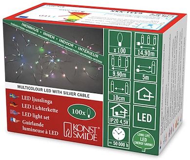 100er Konstsmide Micro Lichterkette mit RGB LED für 13,42€ (statt 26€)