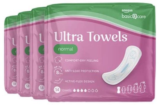 168er Pack Amazon Basic Care Damenbinden Ultra Normal für 12,74€ (statt 23€)