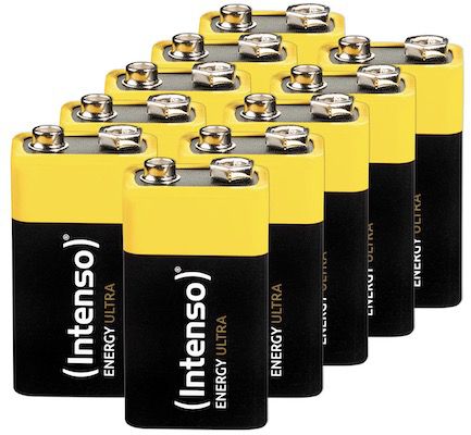 10x Intenso Energy Ultra 9V Block Alkaline Batterie für 11,99€ (statt 20€)   Prime