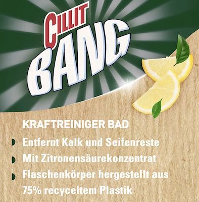 Cillit Bang Natürlicher Kraftreiniger Bad für 2,39€