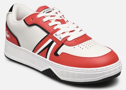 Restgrößen: Lacoste Sneaker in Rot Weiß für 37€ (statt 99€)
