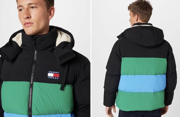 Tommy Jeans Color Badge Stripe Steppjacke für 103,20€ (statt 181€)