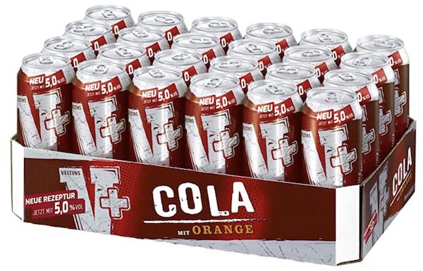 24x V+ Cola Biermischgetränk für 17€ zzgl. Pfand (statt 21€)   Prime Sparabo