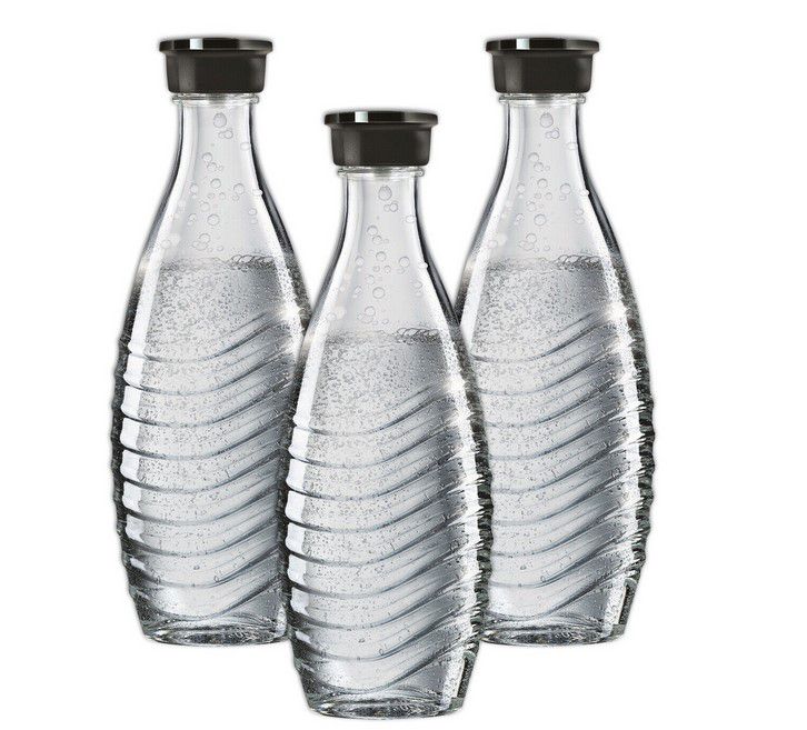 3 x Crystal SodaStream Glasflaschen für 19,99€ (statt 29€)