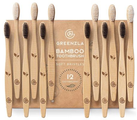 12er Pack Greenzla Bambus Zahnbürsten für 7,19€ (statt 9€)