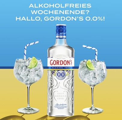 Gordon’s alkoholfrei 0.0% für 8,99€ (statt 12€)   Prime