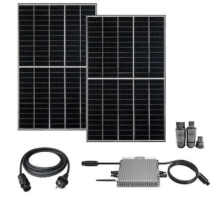 Juskys Balkonkraftwerk 600W Solaranlage Komplettset für 499,99€ (statt 599€)