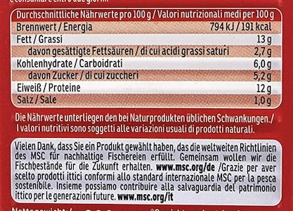 Jeden Tag MSC Heringsfilets mit Tomatensoße 200g für 1,19€