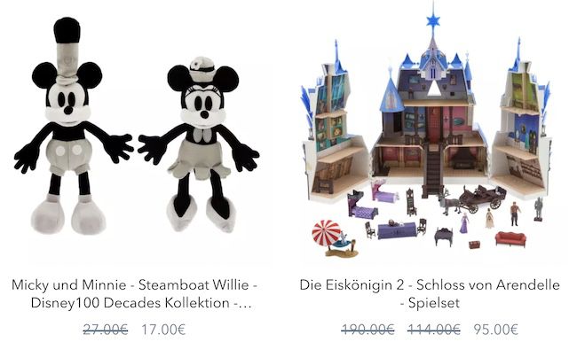 Disney Shop Sale mit bis  50% Rabatt   z.B. Winnie Puuh Hausschuhe 7,99€ (statt 22€)