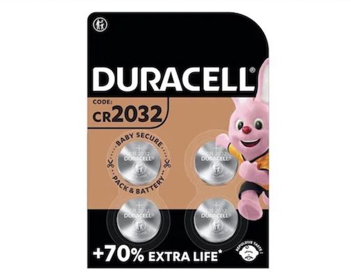 🔋 2x 4er Pack Duracell 2032 Lithium Knopfzelle 3V für 6,98€ (statt 9€)