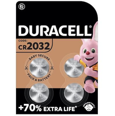 🔋 2x 4er Pack Duracell 2032 Lithium-Knopfzelle 3V für 6,98€ (statt 9€)