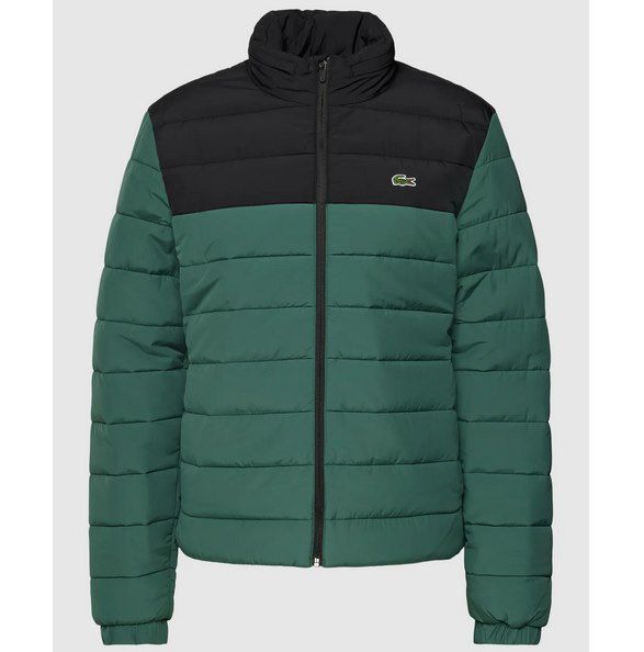 Lacoste Quilted Steppjacke in Grün/Schwarz für 122,50€ (statt 220€)