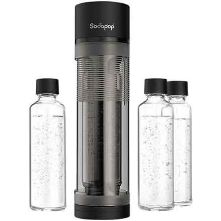 mySodapop Logan Wassersprudler + 3 Flaschen + Zylinder für 99,99€ (statt 120€)