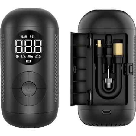 Pokitter Tragbare Elektrische Akku Luftpumpe, bis 10.3 bar für 41,29€ (statt 59€)