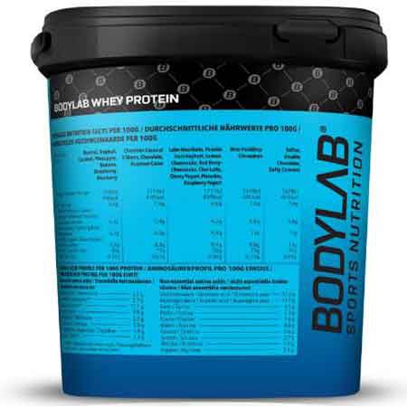 2Kg Bodylab24 Whey Protein in versch. Sorten für je 44,09€ (statt 70€)