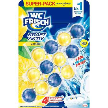 3er WC Frisch Kraft Aktiv Duftspüler Lemon ab 2,95€ (statt 4€)