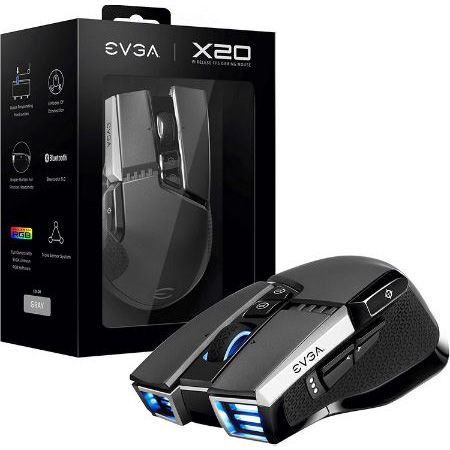 EVGA X20 Gaming Maus mit 16,000 DPI für 37,71€ (statt 50€)