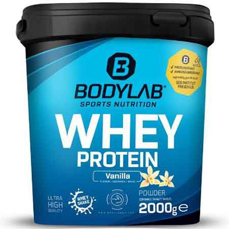 2Kg Bodylab24 Whey Protein in versch. Sorten für je 44,09€ (statt 70€)