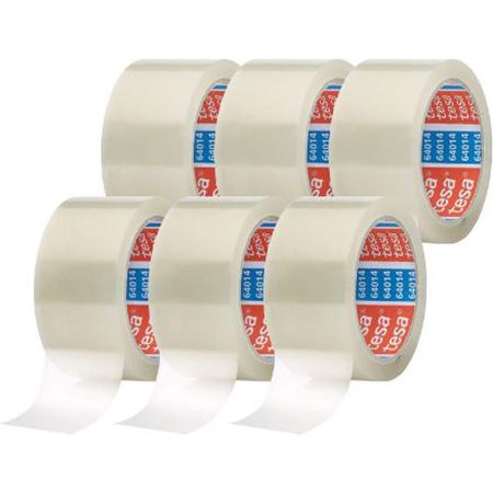 6er Pack tesapack 64014 Paketklebeband mit 66m x 50mm für 12,99€ (statt 17€)