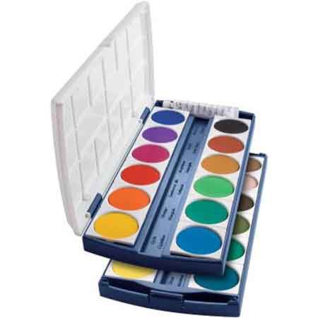 Herlitz Schulmalfarben mit 24 Farben inkl. Deckweiß für 7,67€ (statt 11€)