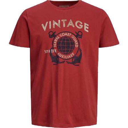 Jack & Jones Sailor T Shirt in Rot für 10,74€ (statt 18€)