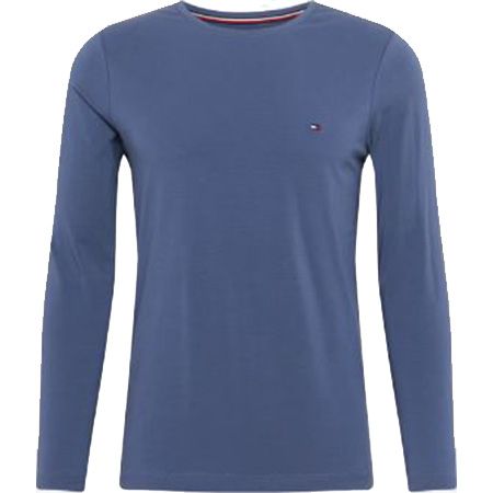 Tommy Hilfiger Slim Fit Langarmshirt in Blau für 27,93€ (statt 38€)   S + XXL