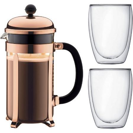 Bodum K1928 Chambord French Press Set inkl. 2 Gläser für 45,30€ (statt 85€)