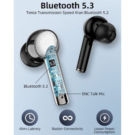Aelbony J8 Bluetooth 5.3 In Ear Kopfhörer mit Touch Control für 14,61€ (statt 28€)