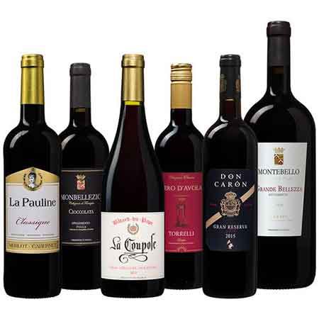 5 Flaschen Rotwein + Magnum Flasche für 9,99€ (statt 48€)