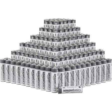 Amazon 300x Basics AA Industrie Alkalibatterien ab 26,36€ – Nur 9 Cent pro Batterie