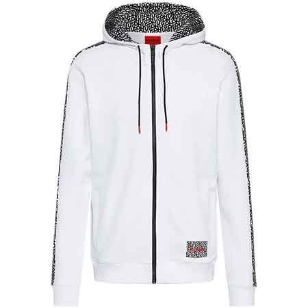 HUGO Dobbins Herren Sweatjacke für 70,44€ (statt 94€)   Gr.: XL