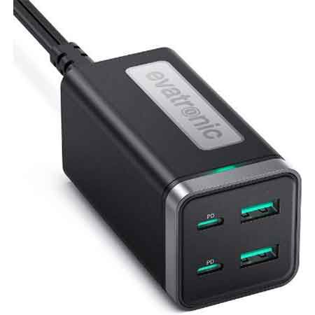 Evatronic USB C & USB A Ladegerät mit 65W für 23,99€ (statt 40€)