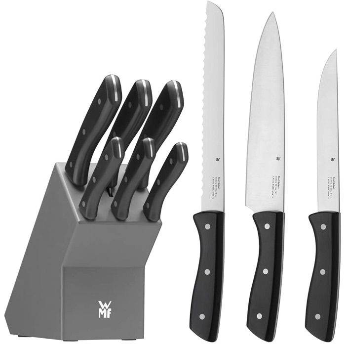 🔪 WMF Messerblock 7tlg aus Spezialstahl & mit Holzblock für 83,29€ (statt 118€)