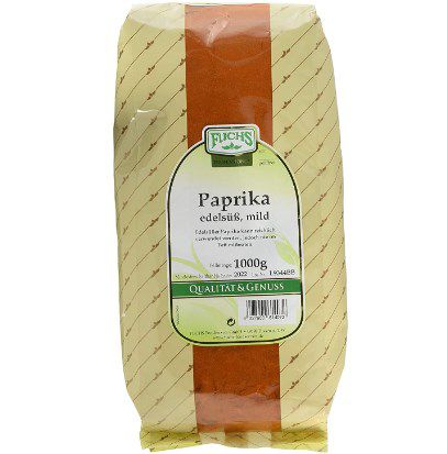 1kg Fuchs Paprika edelsüß mild ab 9,34€ (statt 16€) &#8211; Prime Sparabo