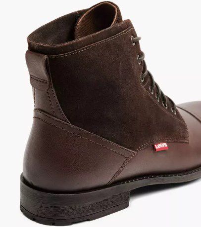 Levis Schnürstiefelette in Braun für 44,79€ (statt 80€)