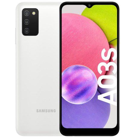 Samsung Galaxy A03s 32GB Weiß mit Android 11 für 124,49€ (statt 180€)