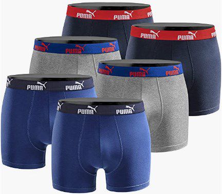 6er Pack PUMA Herren Boxershort Limited Statement Edition für 29,99€ (statt 38€)