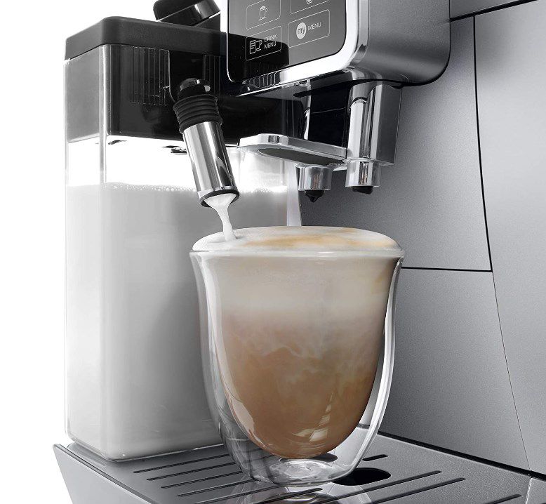 DeLonghi ECAM 350.55.SB Dinamica Kaffeevollautomat mit Milchsystem für 413,99€ (statt 578€)