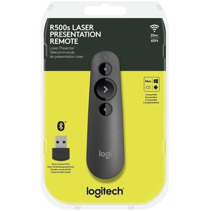Logitech R500s Presenter mit Laser Klasse 1 & Bluetooth für 29,99€ (statt 33€)